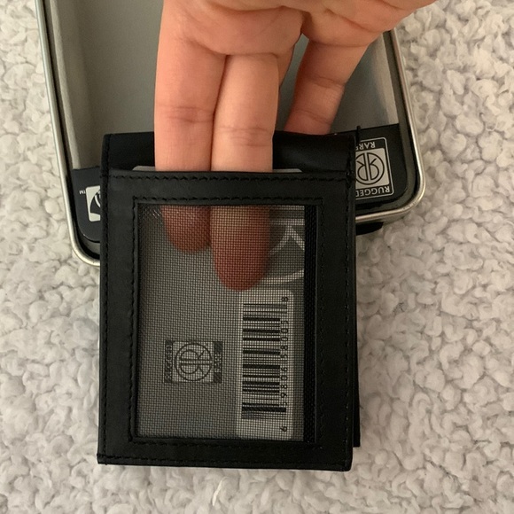 Black Genuine Full Grain Leather Wallet - Picture 9 of 15